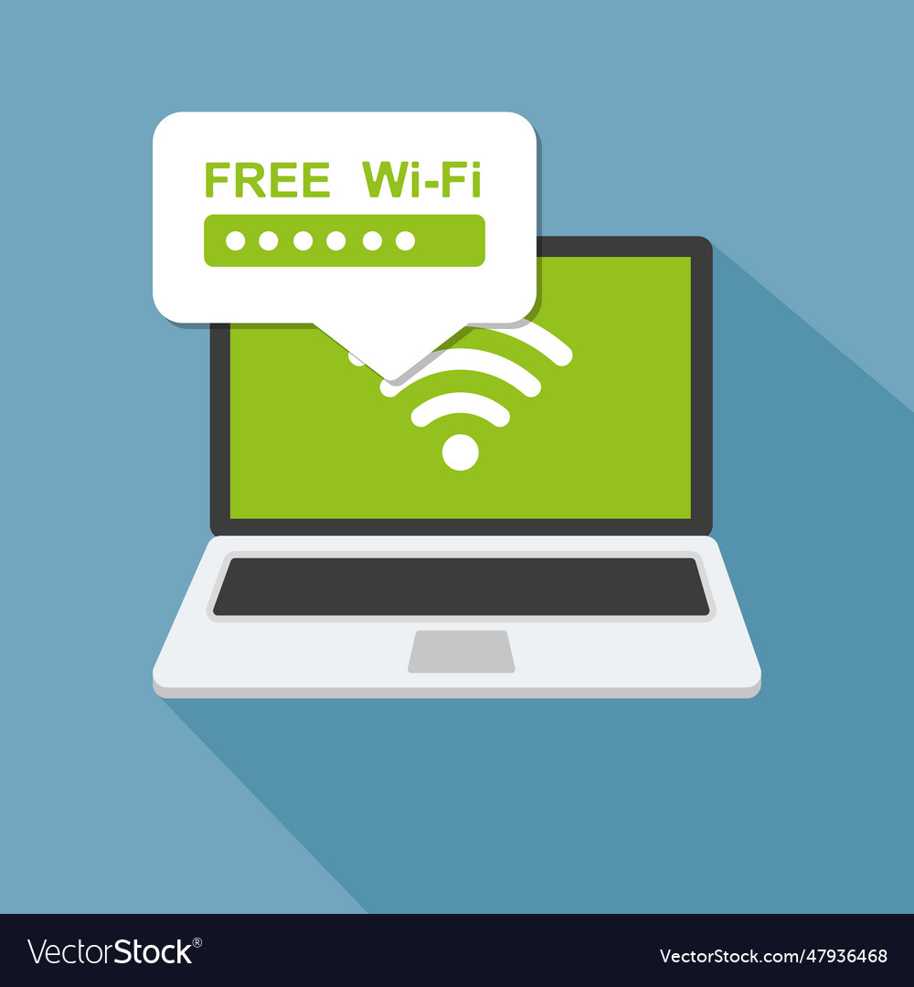 Desktop computer and free wifi