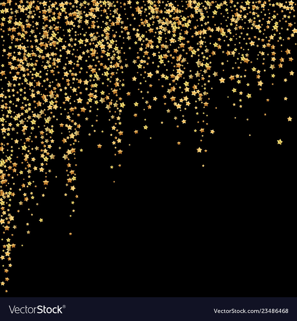 Gold Star Confetti Sparkle