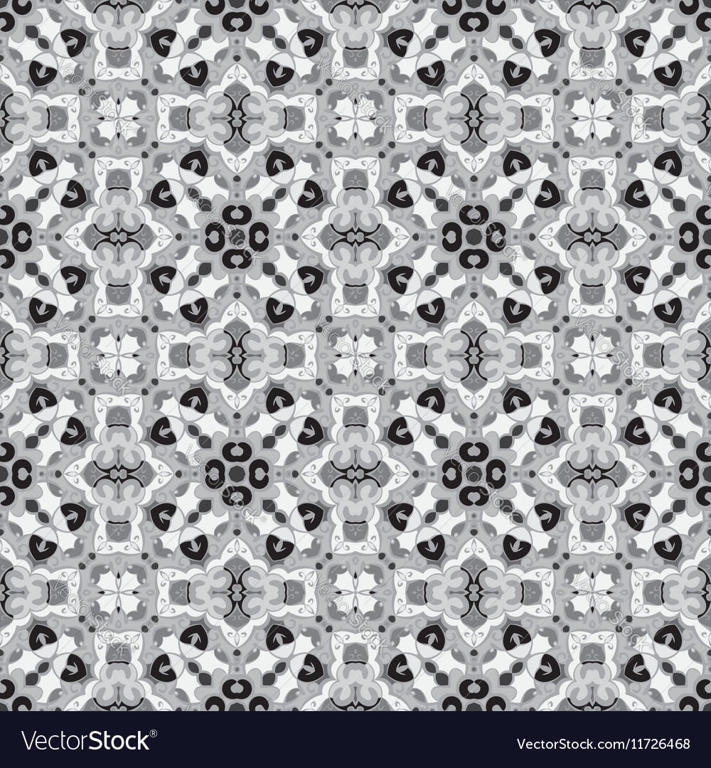 Monochrome seamless pattern