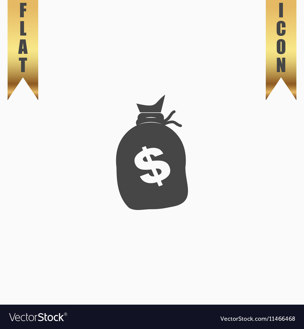 Sack of dollars Royalty Free Vector Image - VectorStock