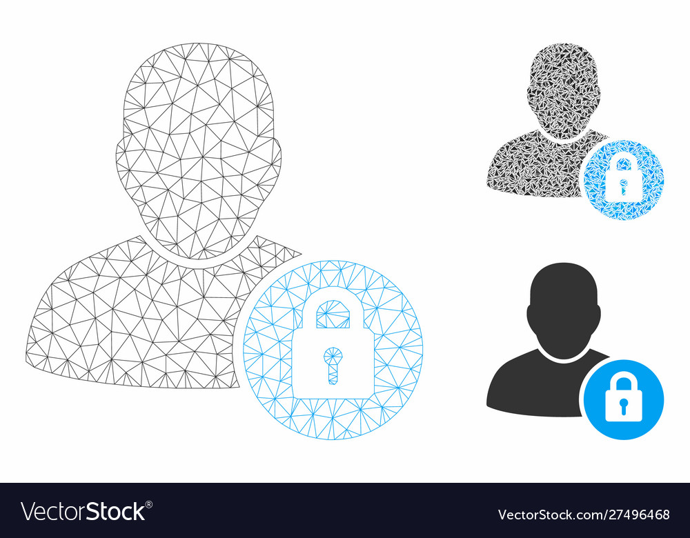 User lock mesh carcass model and triangle