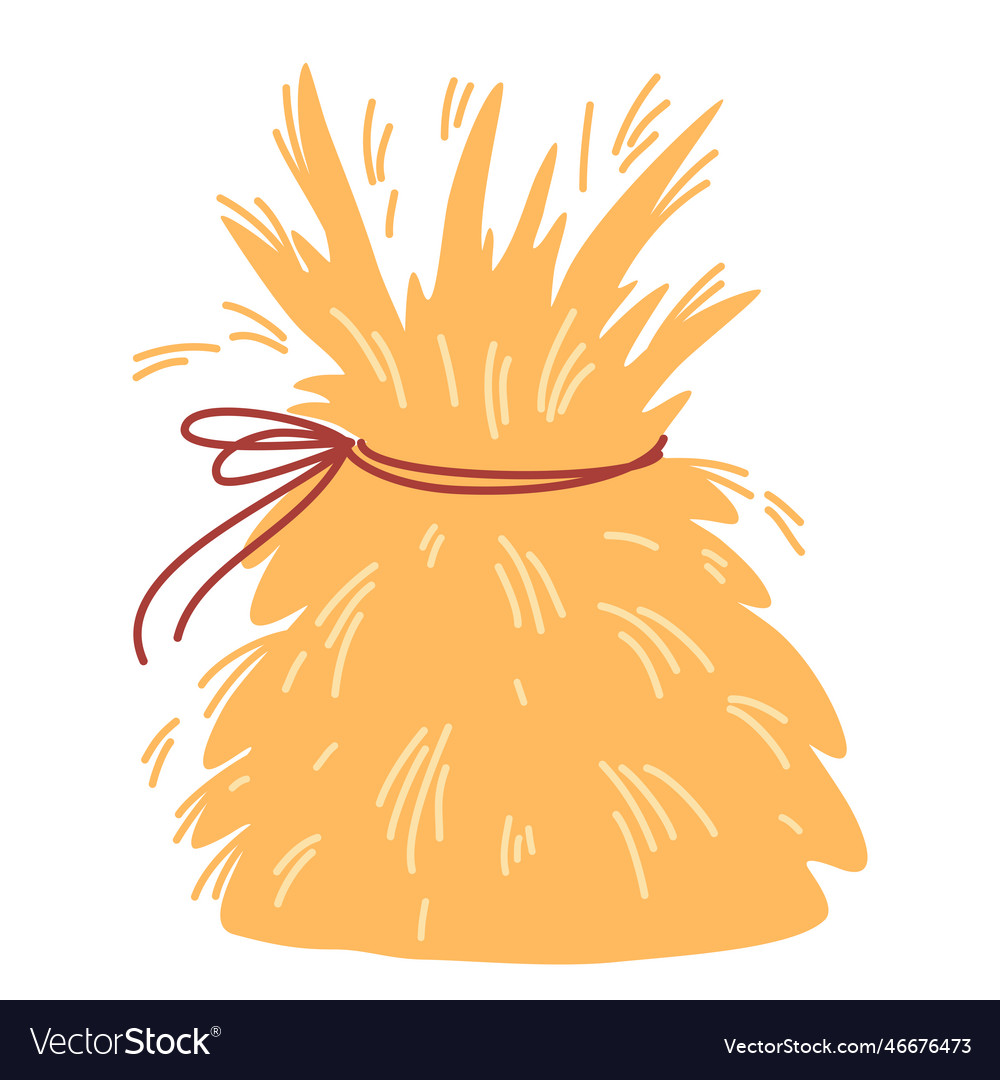 0264 haystack Royalty Free Vector Image - VectorStock