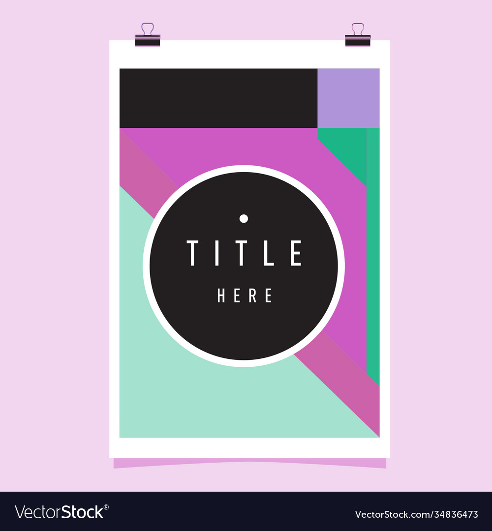 Abstract colorful geometric pattern background