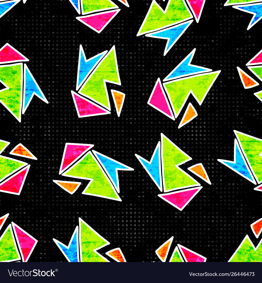 Beautiful geometric polygons seamless pattern vector image Beautiful geometric polygons seamless pattern