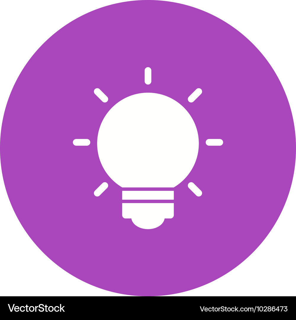 Bulb Royalty Free Vector Image - VectorStock