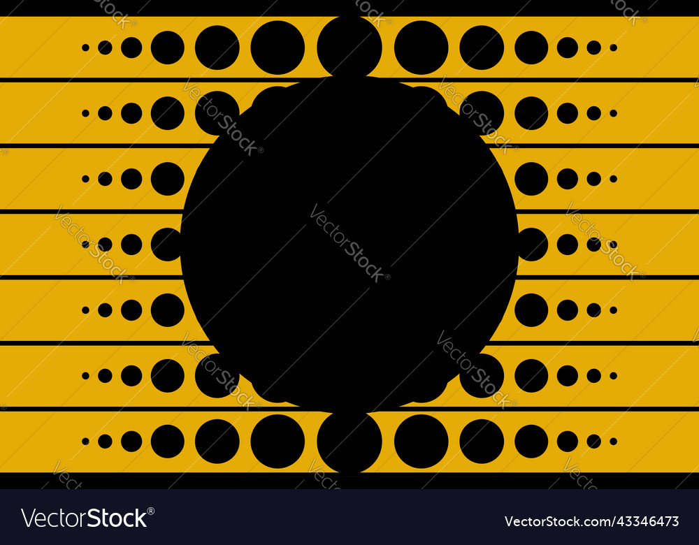 Circle shape conceptual background design vector image Circle shape conceptual background design