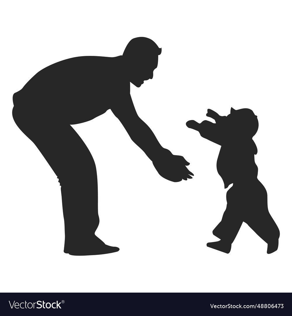 Father playing with child