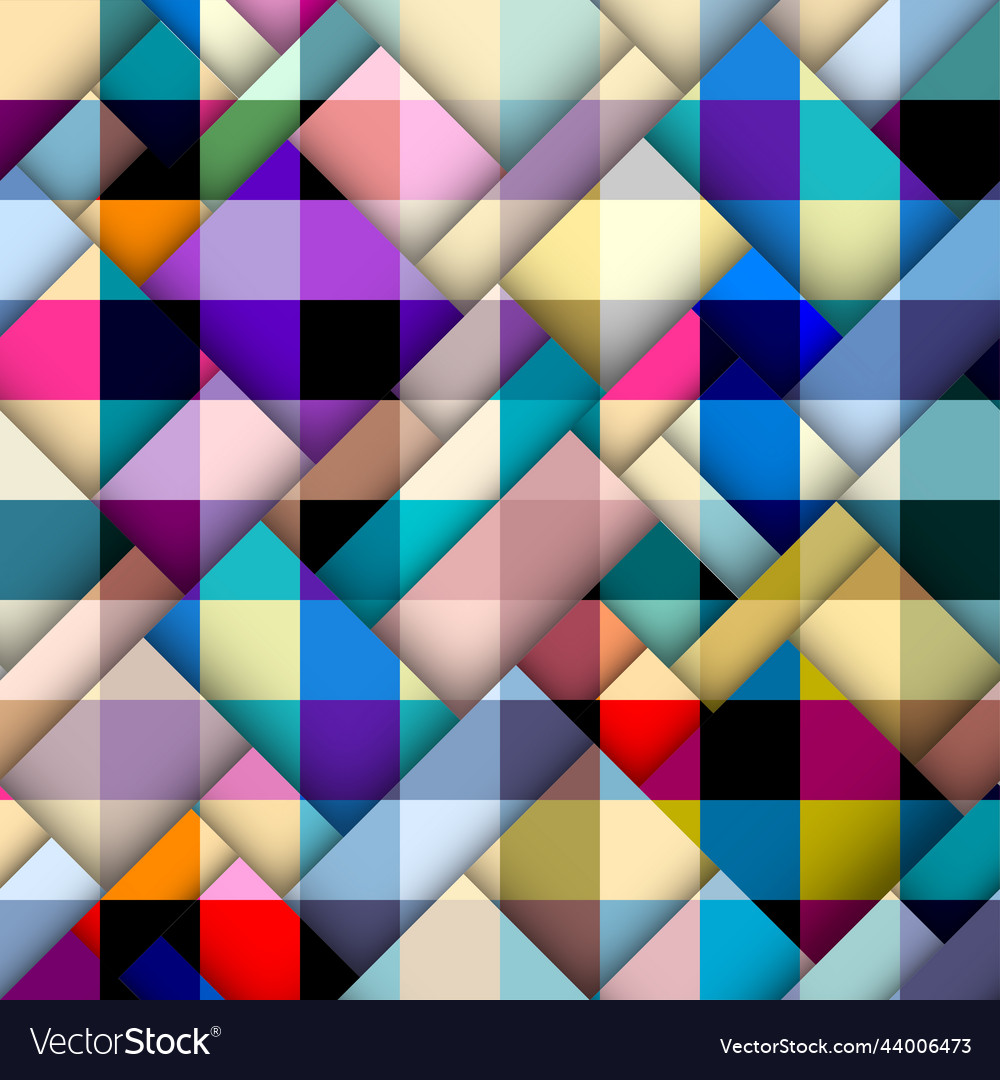 Geometric abstract pattern intersection style vector image Geometric abstract pattern intersection style