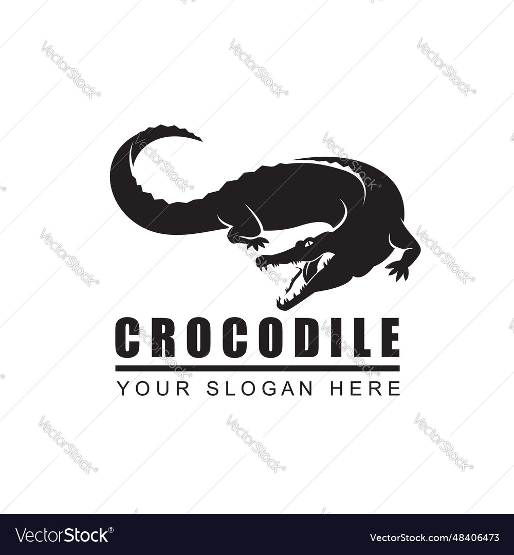 Icon of crocodile Royalty Free Vector Image - VectorStock