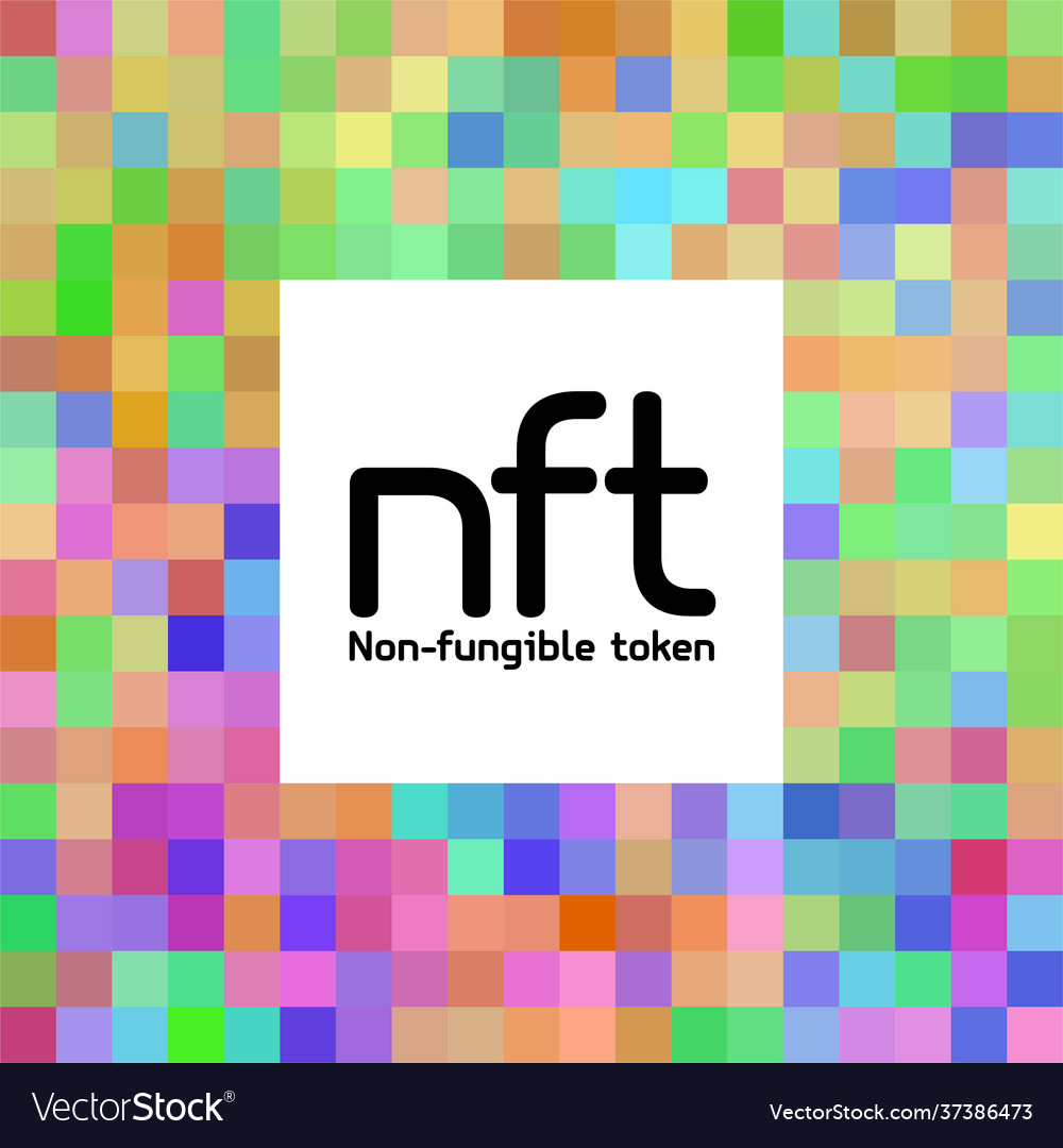 Nft non fungible token logo header banner