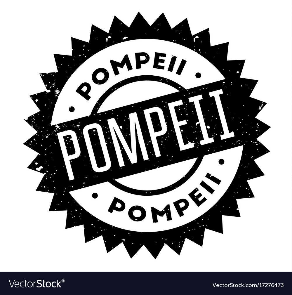 Pompeji Gummistempel