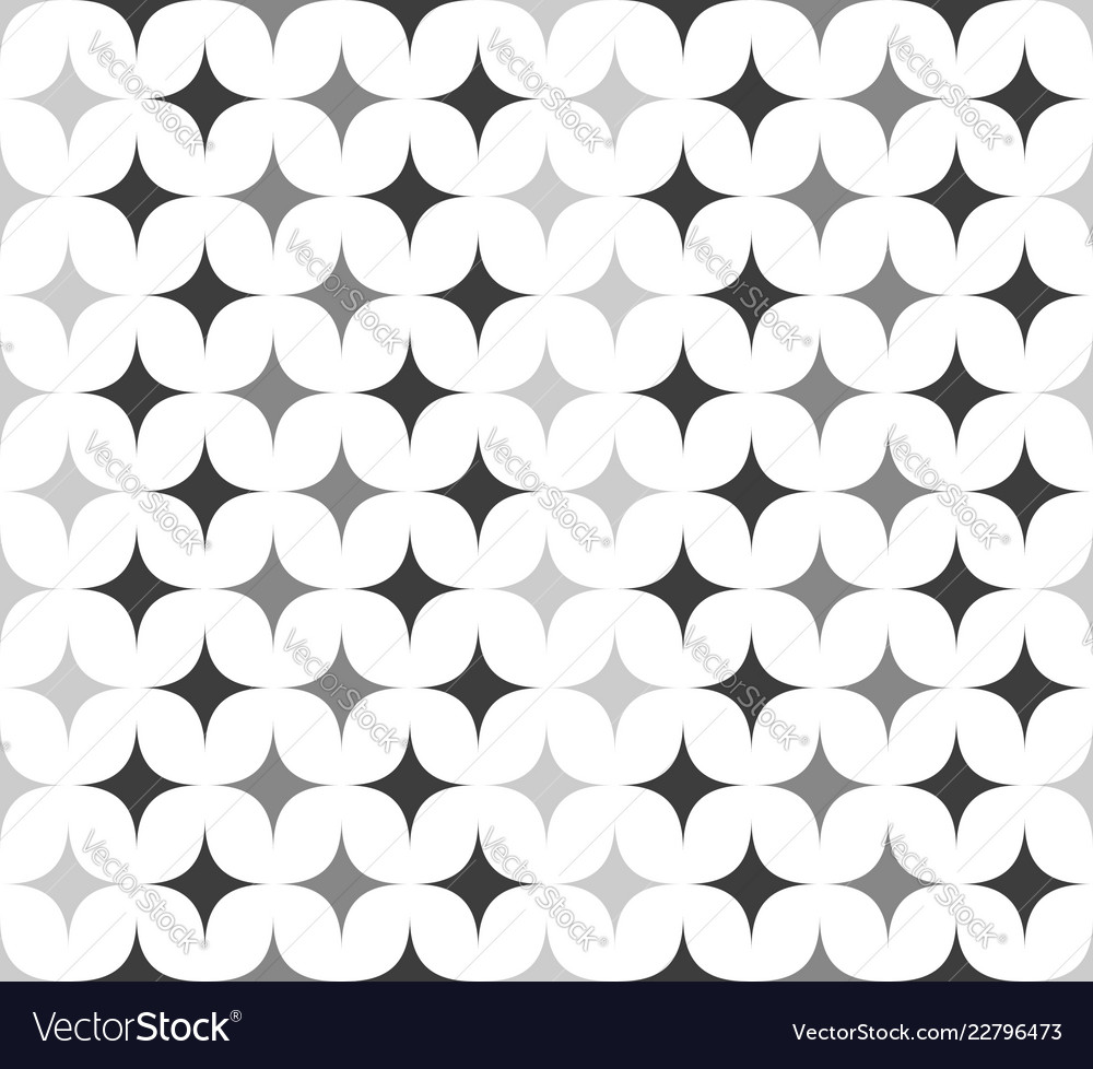 Seamless pattern with spiky shapes vector image Seamless pattern with spiky shapes
