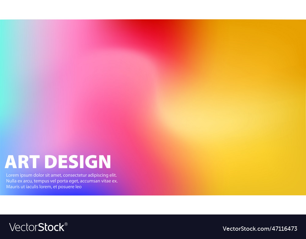 Set gradient abstract background with color vector image Set gradient abstract background with color
