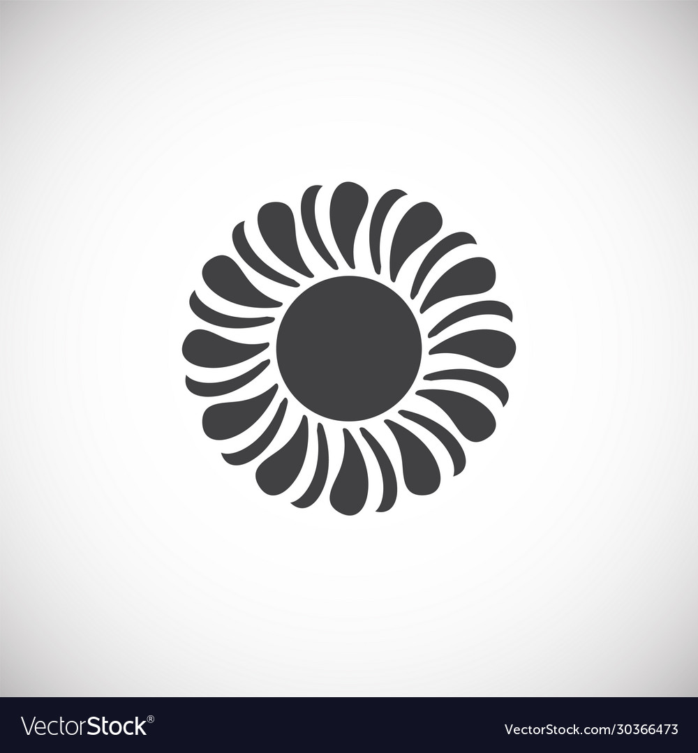 Sun related icon on background for graphic and web vector image Sun related icon on background for graphic and web