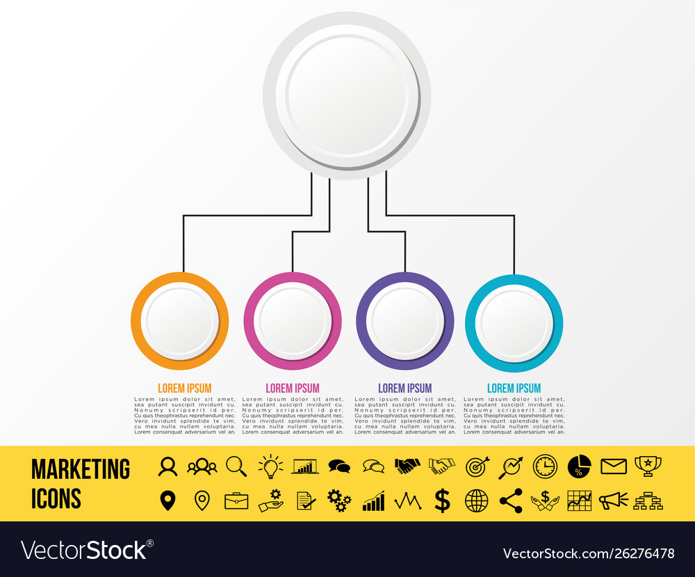 Infografiken Elemente Template Design Business vector image Infografiken Elemente Template Design Business