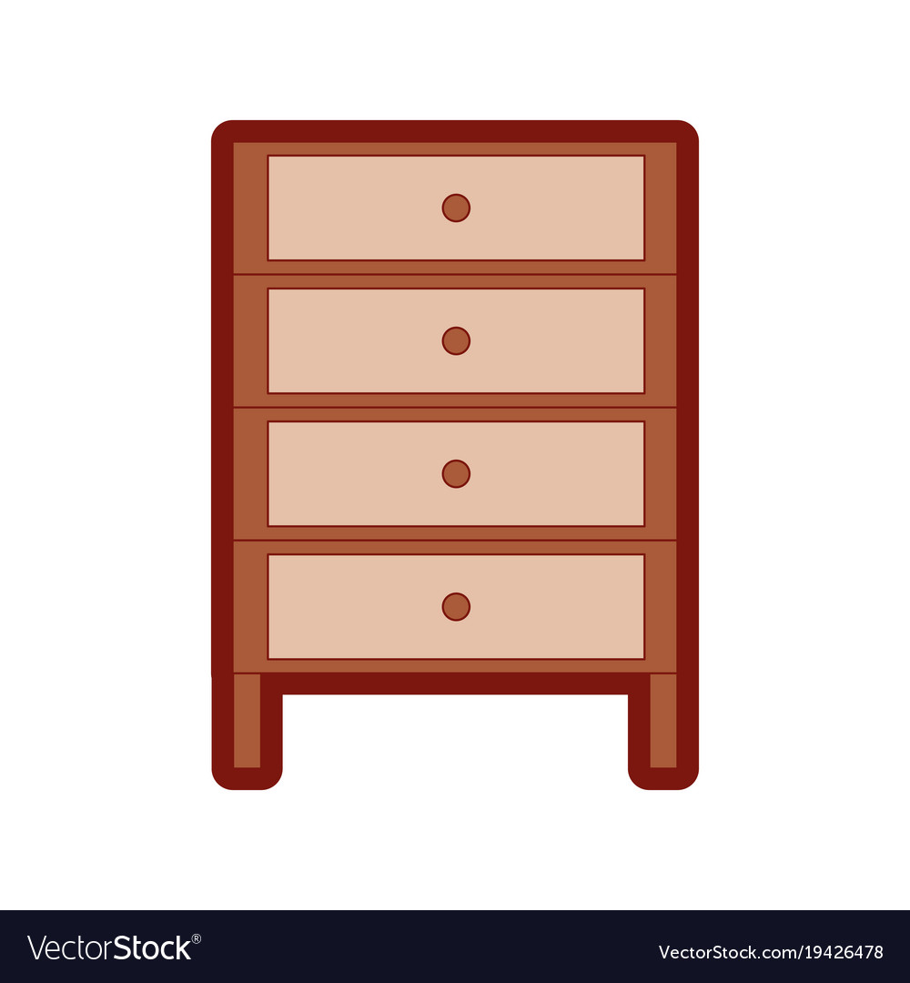 Line color cabinet archive file document