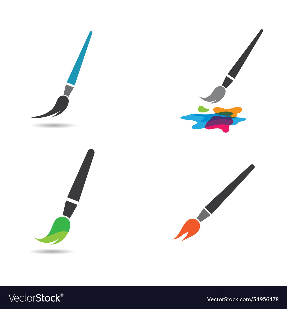 Paintbrush logo icon