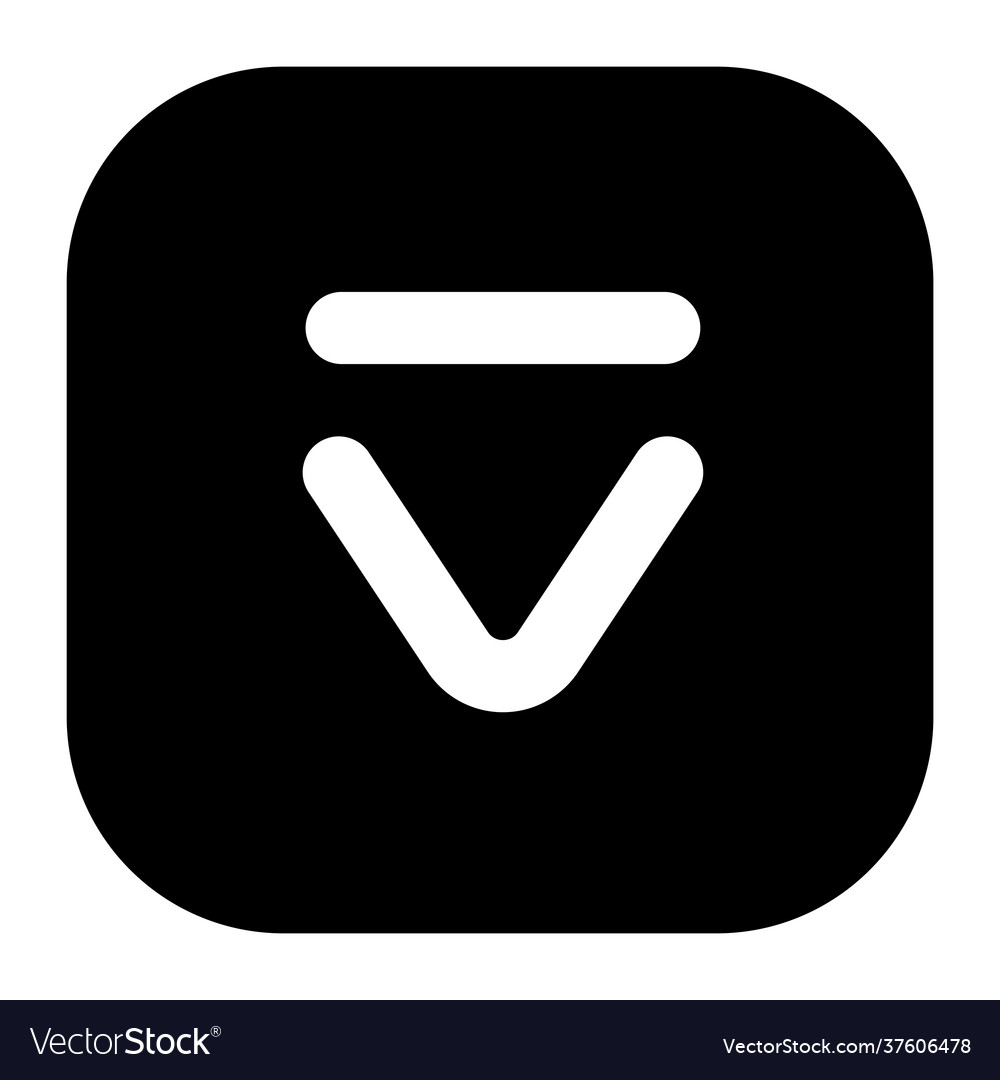 Scroll down arrow
