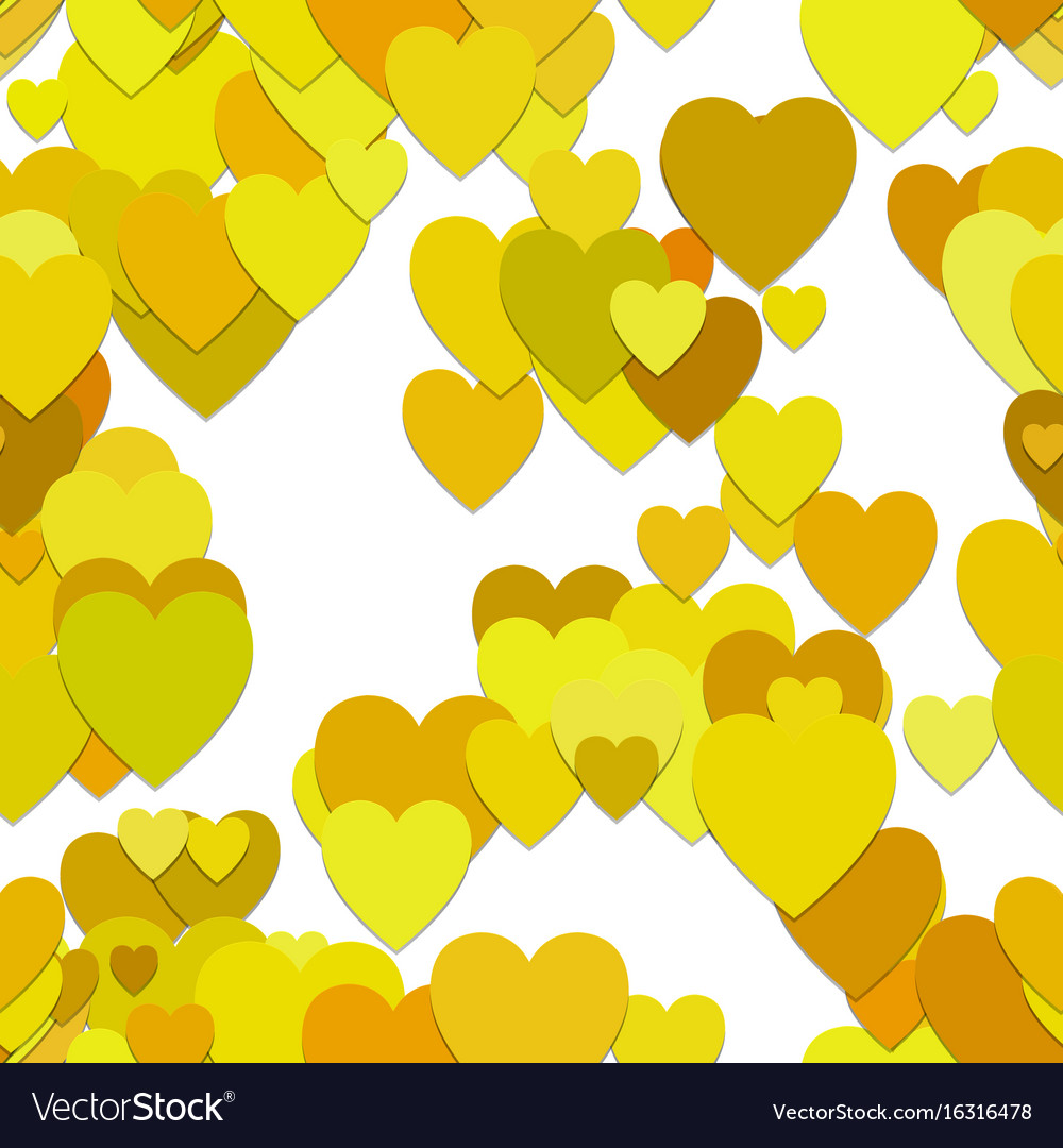 Seamless heart pattern background - design