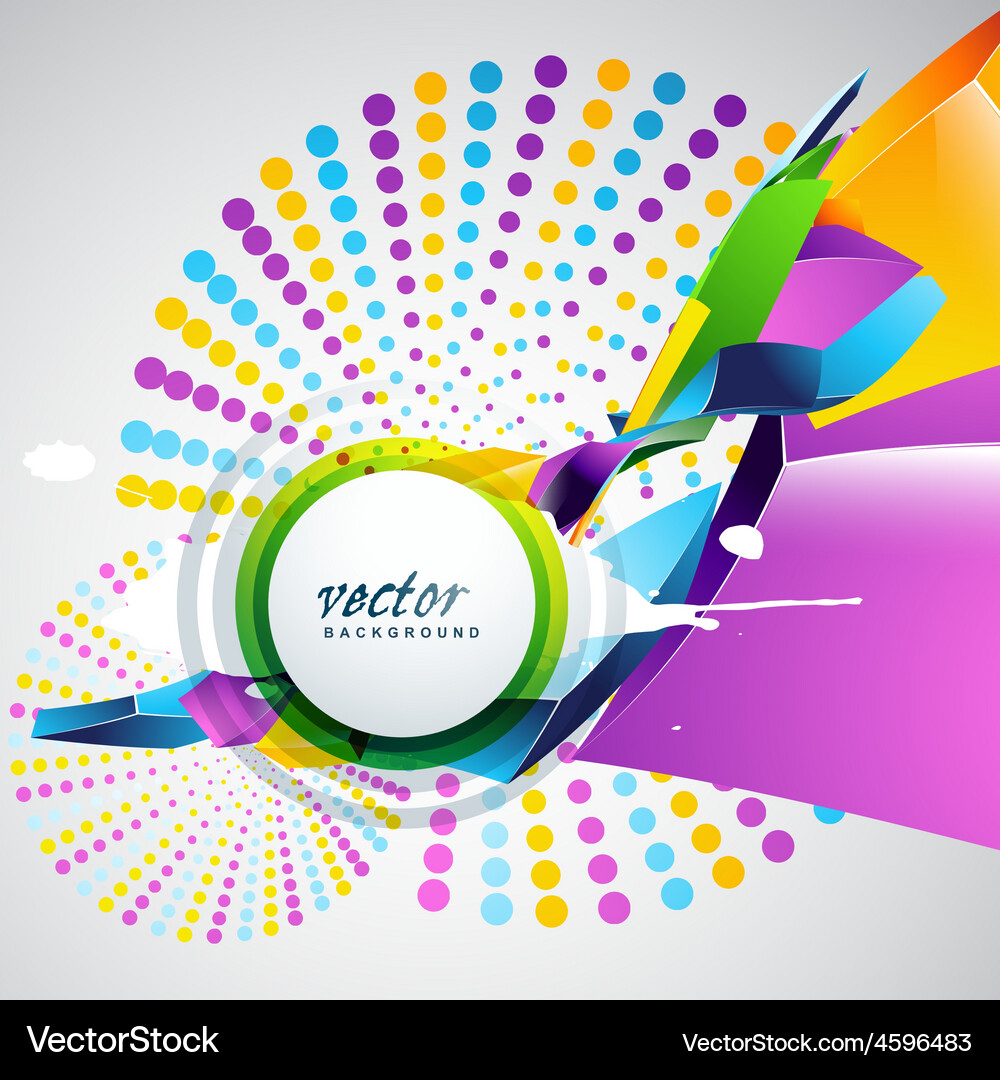 Abstract shape background Royalty Free Vector Image