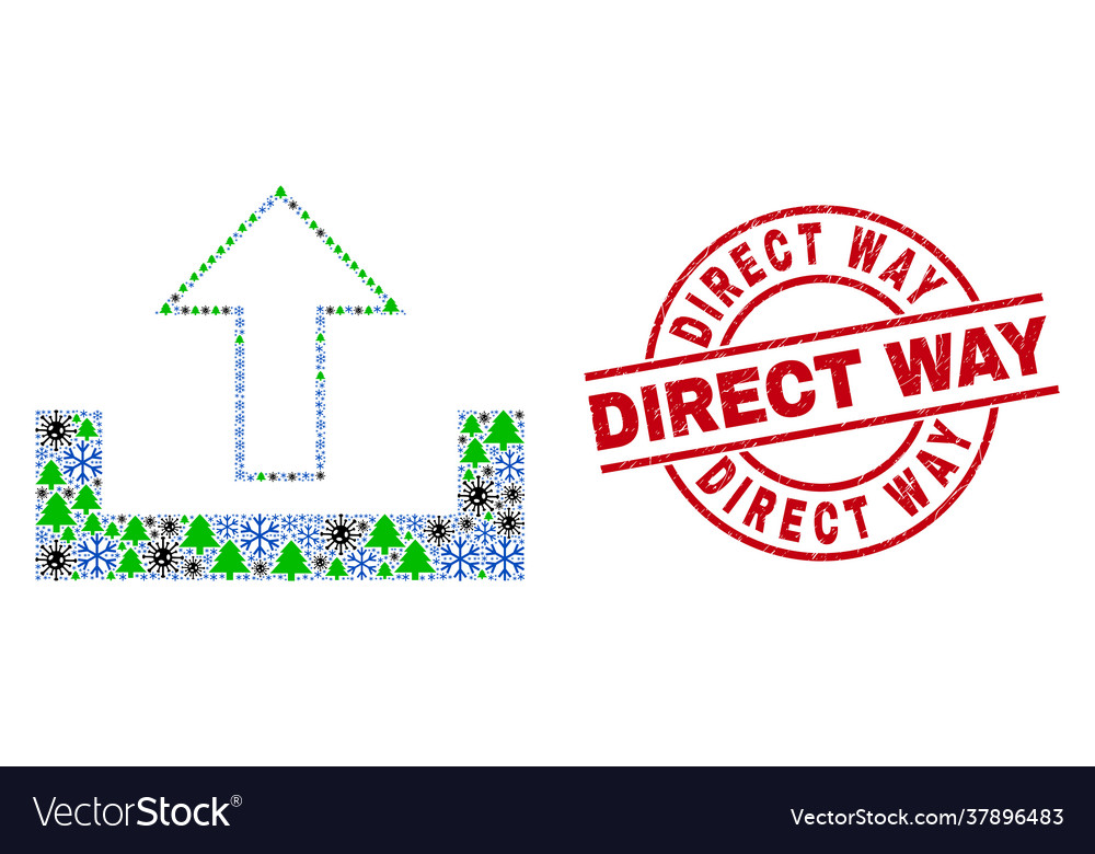 Direct way scratched seal and upload composition