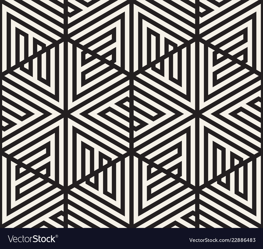 Modern Geometric Stripe Pattern