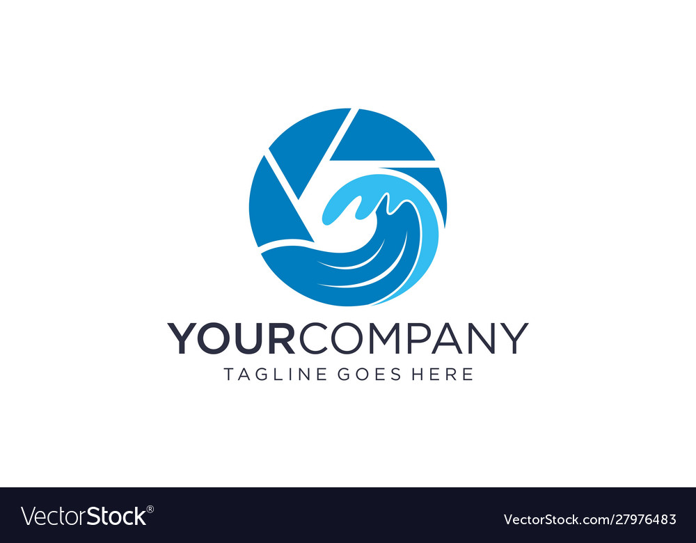 Ocean photography logo design