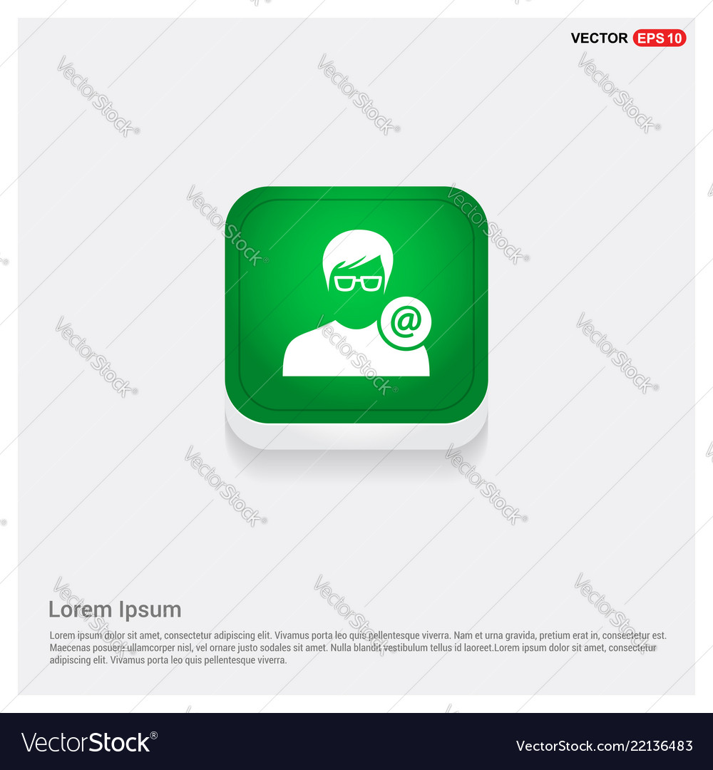 Protected user icon vector image Protected user icon