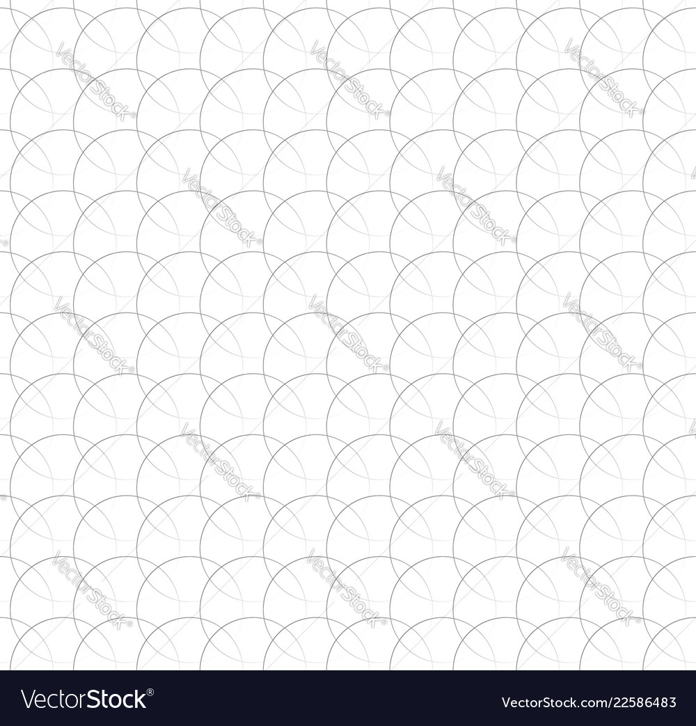 Repeatable pattern w interlocking circles rings