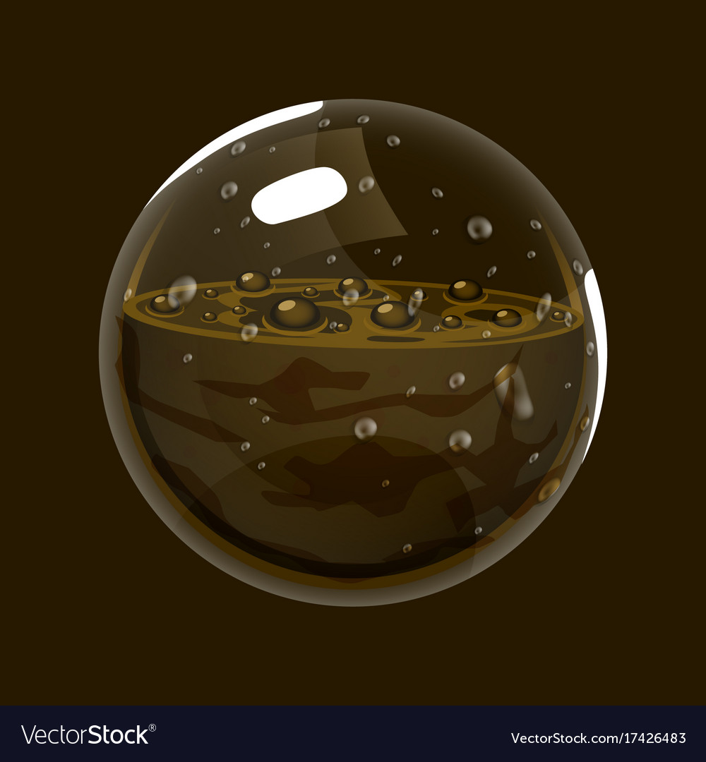 Sphere of mud game icon magic orb interface