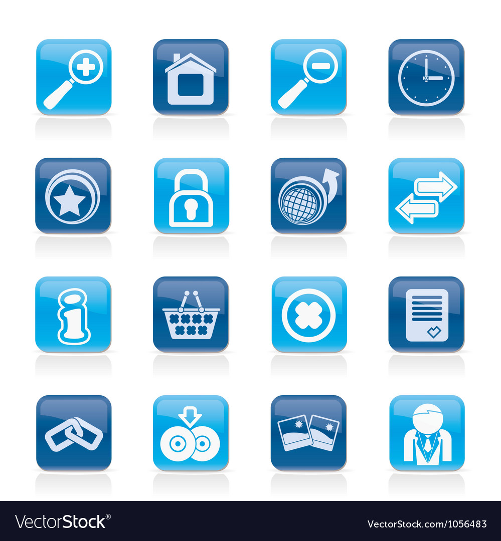 Web site and internet icons