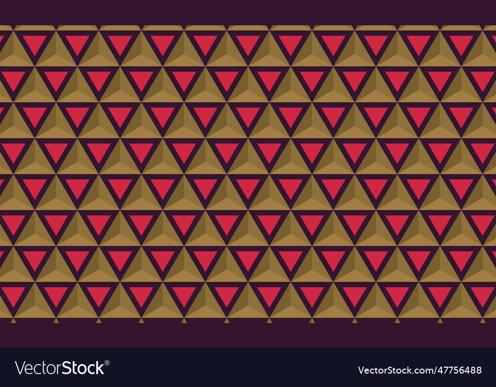 Abstract geometric 3d design print triangle patter vector image Abstract geometric 3d design print triangle patter