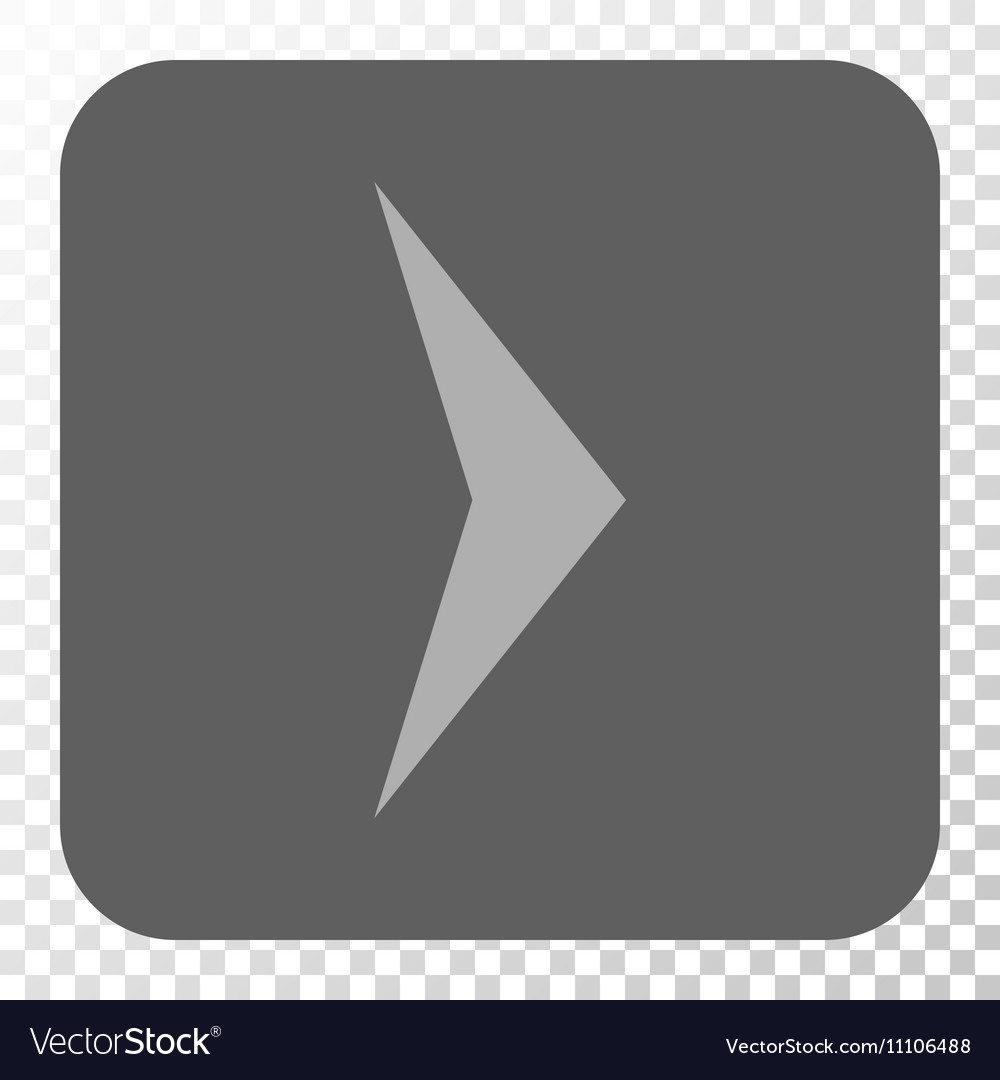 Arrowhead right rounded square button