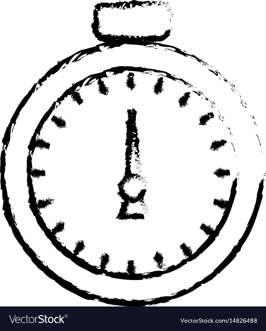 Chronometer device isolated icon