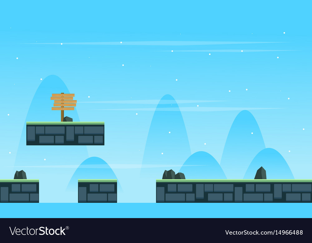 Collection stock scenery game background style