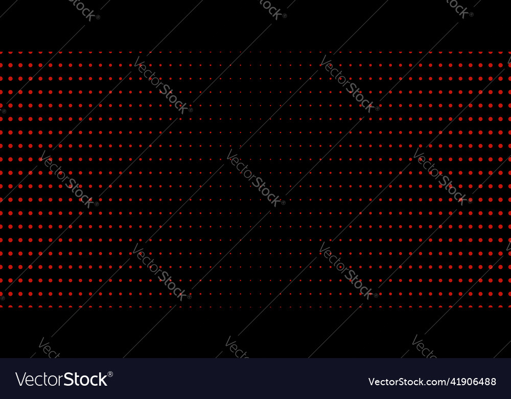 Gradient black red halftone background dotted vector image Gradient black red halftone background dotted