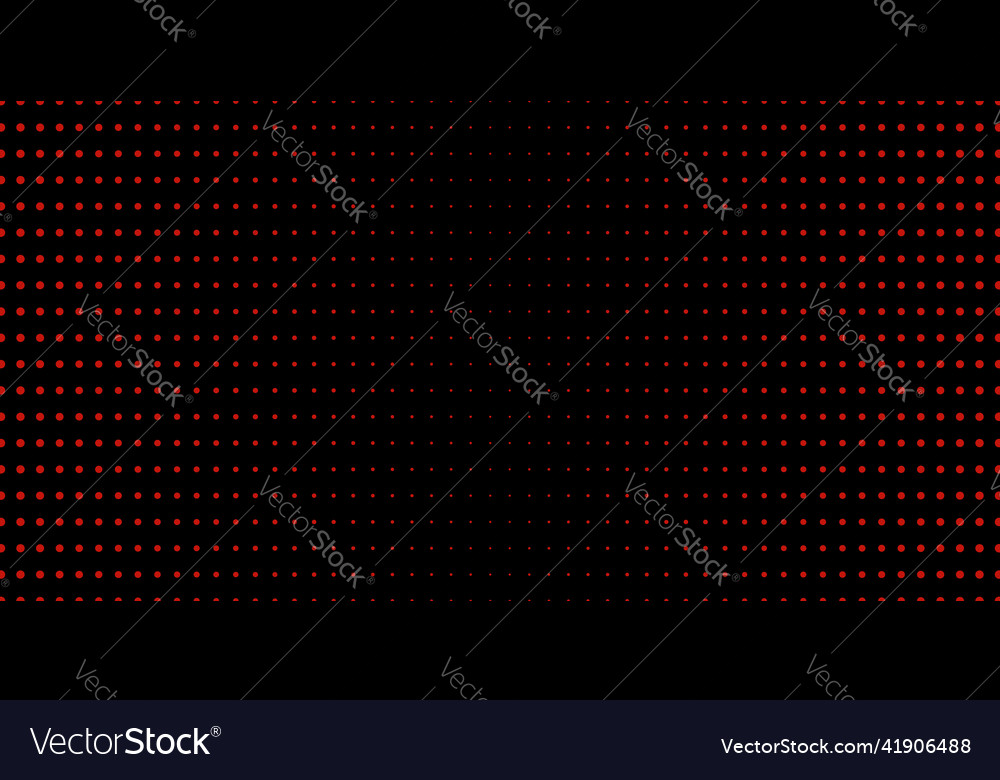 Gradient black red halftone background dotted