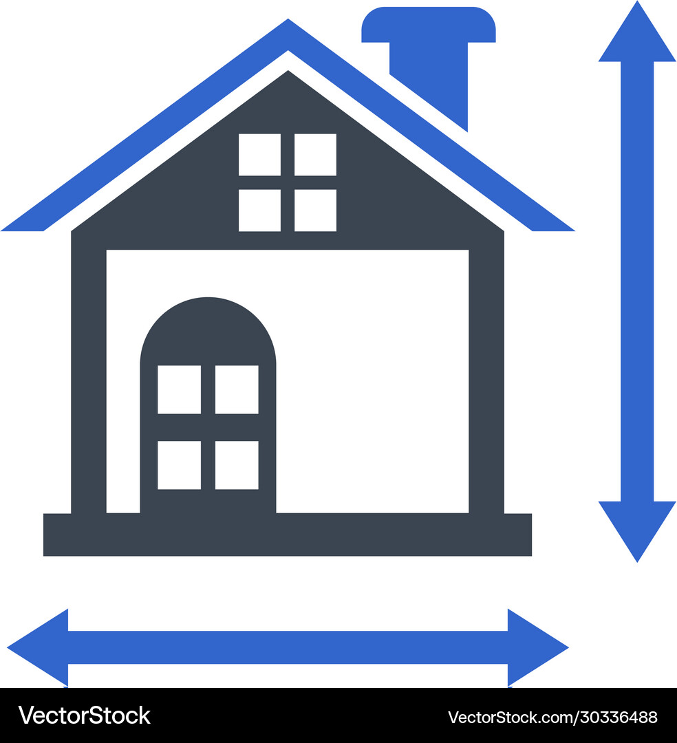 House plan icon Royalty Free Vector Image - VectorStock