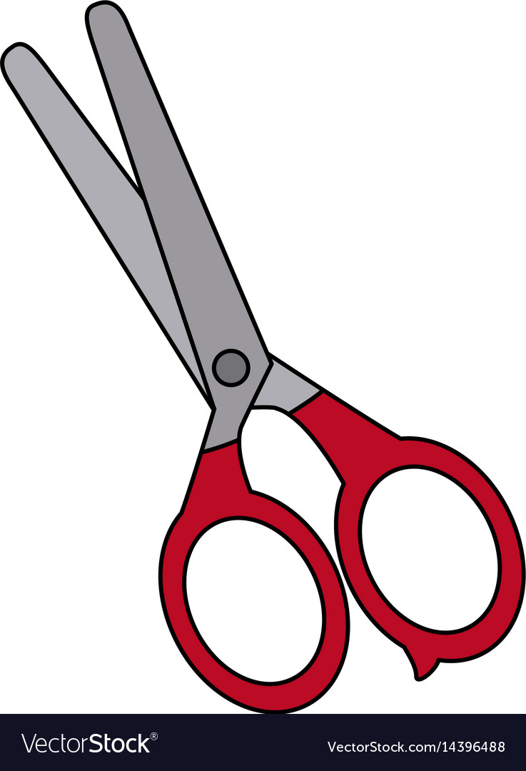 Isolated scissors icon image