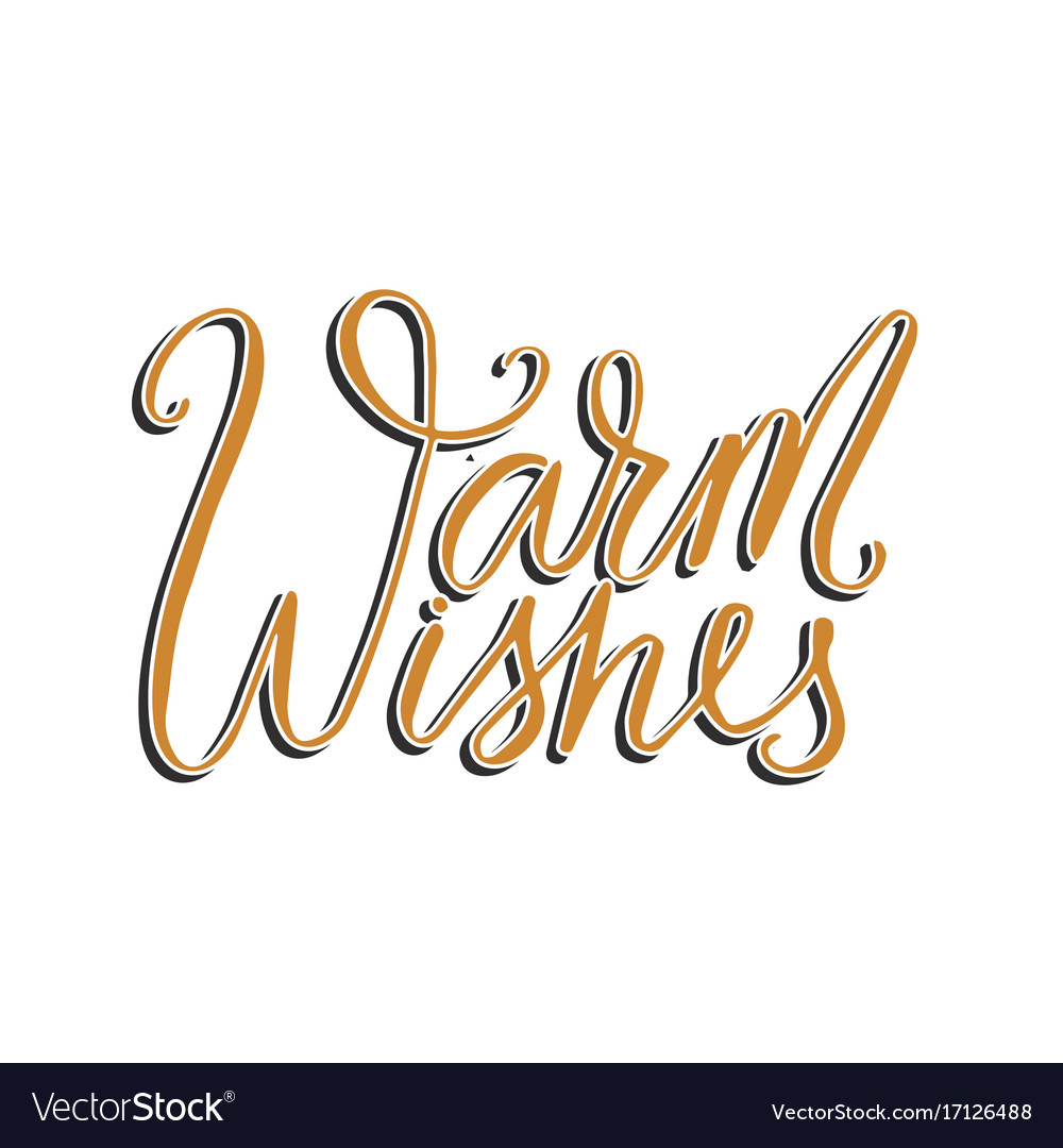 Merry Christmas Lettering Typography Handwriting Vector Image