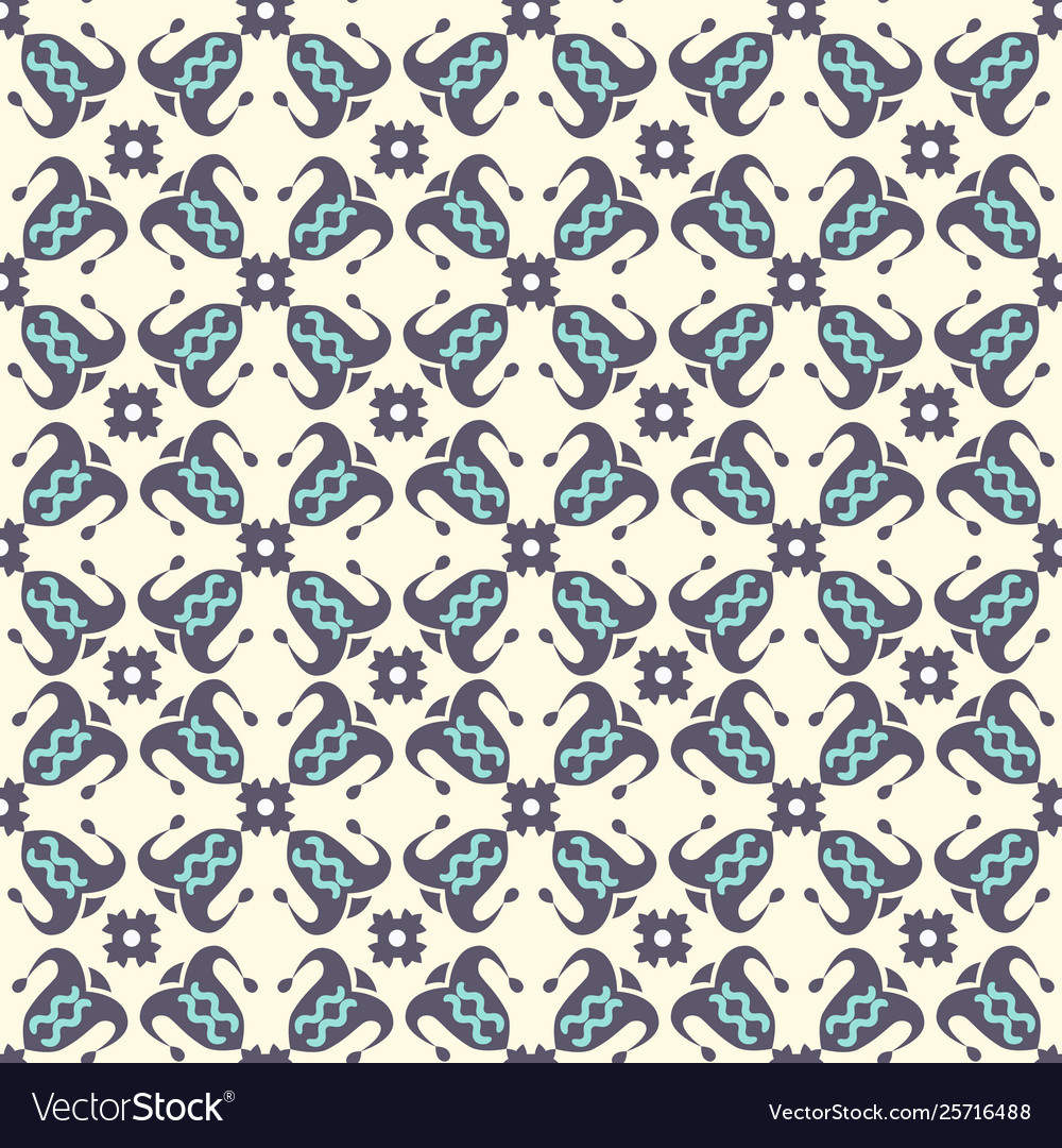 Pattern squares with tulip