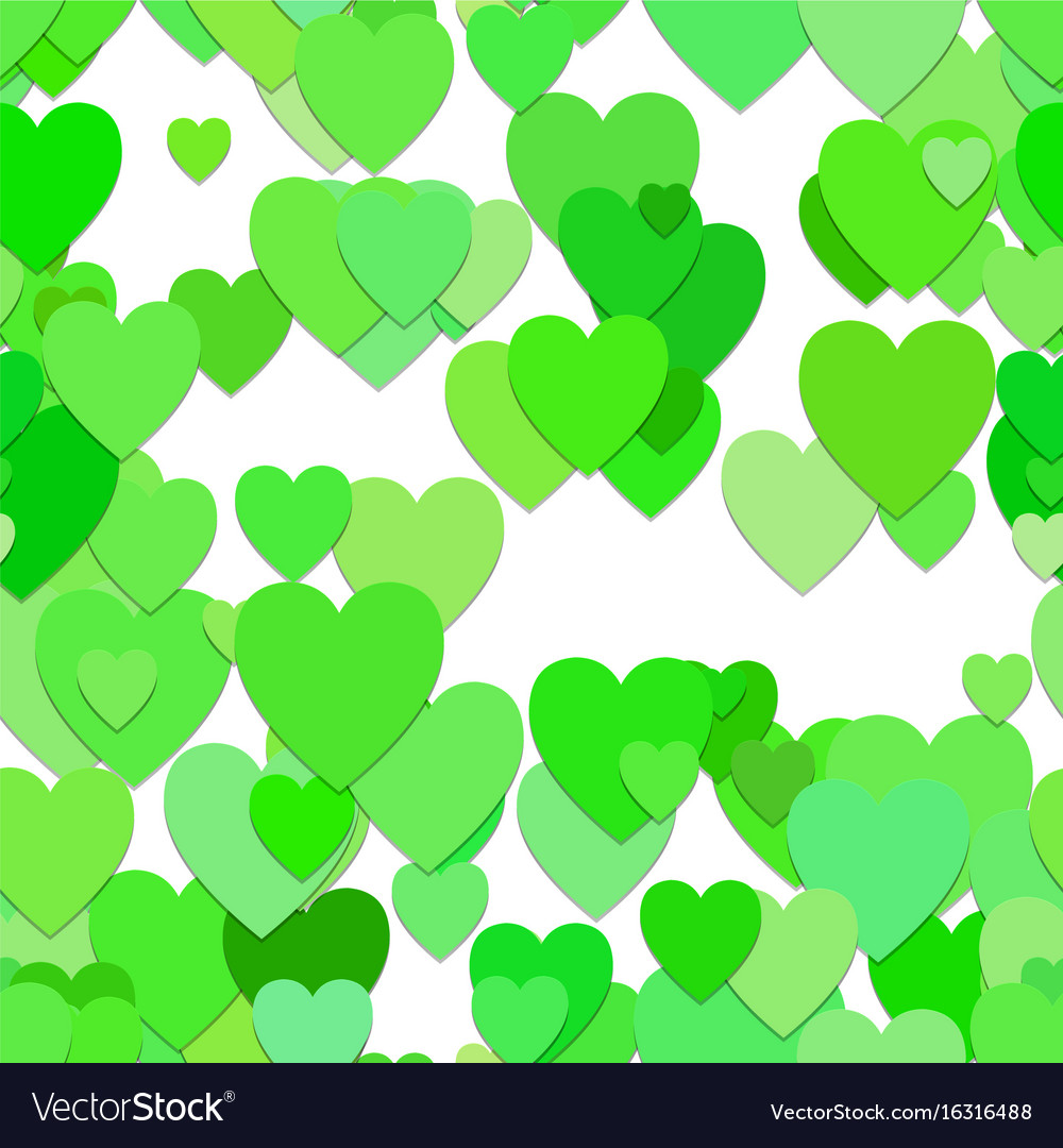 Seamless heart pattern background - design