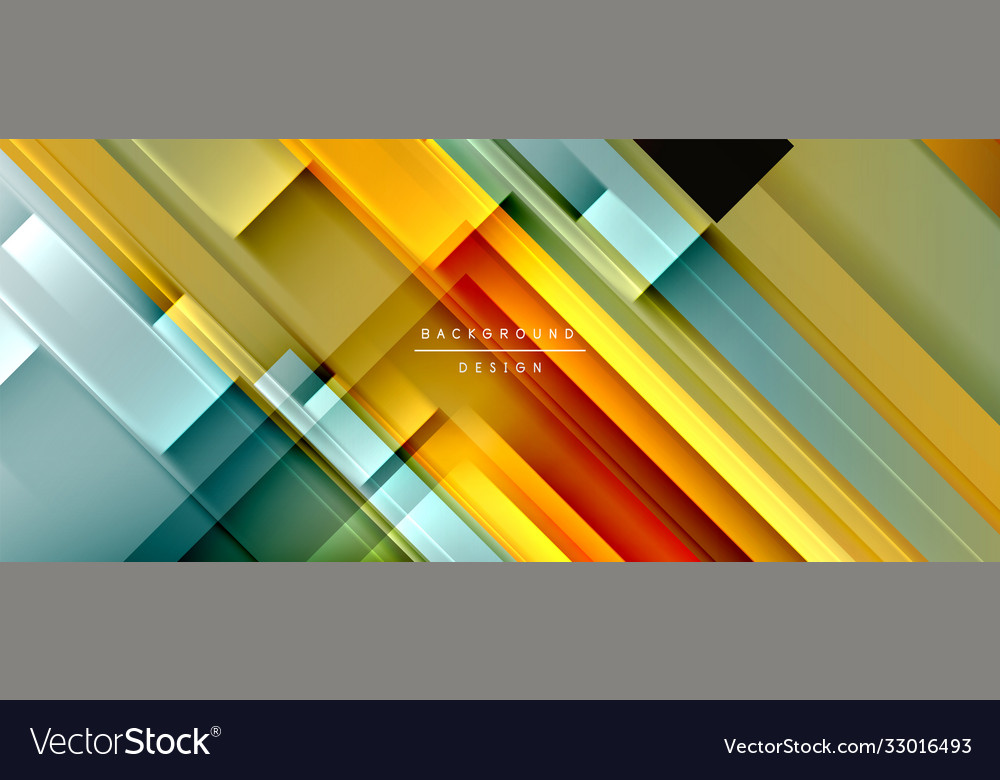 Dynamic lines on fluid color gradient trendy