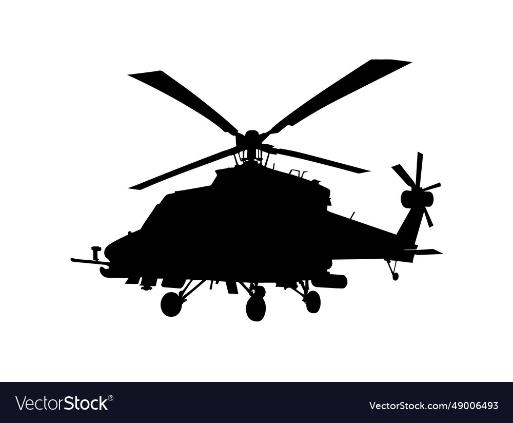 Helicopter silhouette