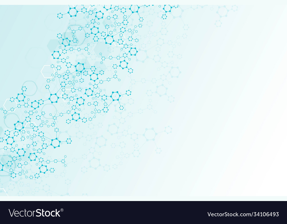 Science network pattern connecting lines and dots vector image Science network pattern connecting lines and dots