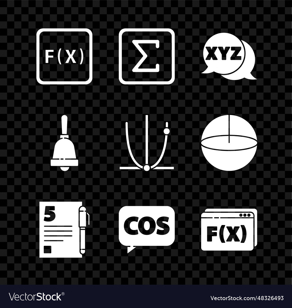 Sigma Mathematical Icon for Statistics and Greek Symbol Character