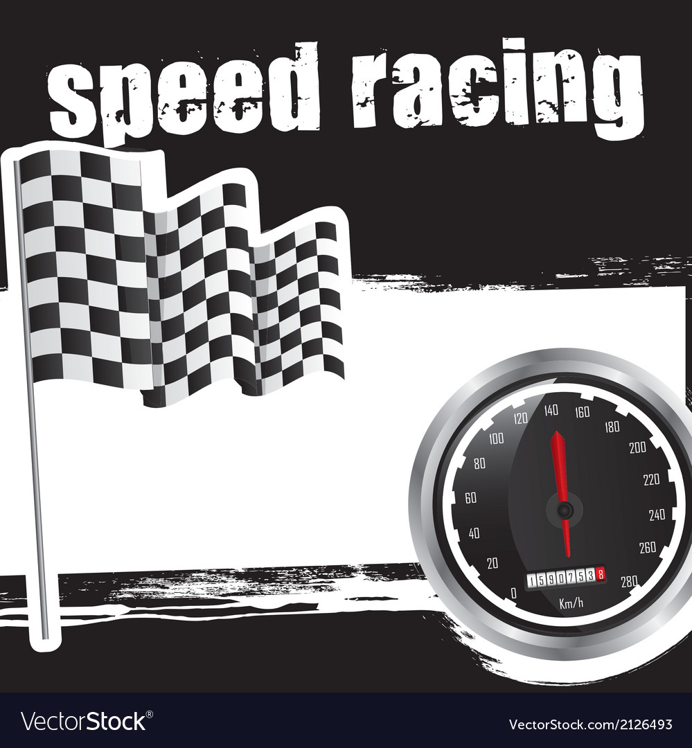 Speed racing background with space for copy
