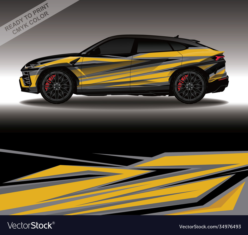 Wrap car decal design custom livery race rally