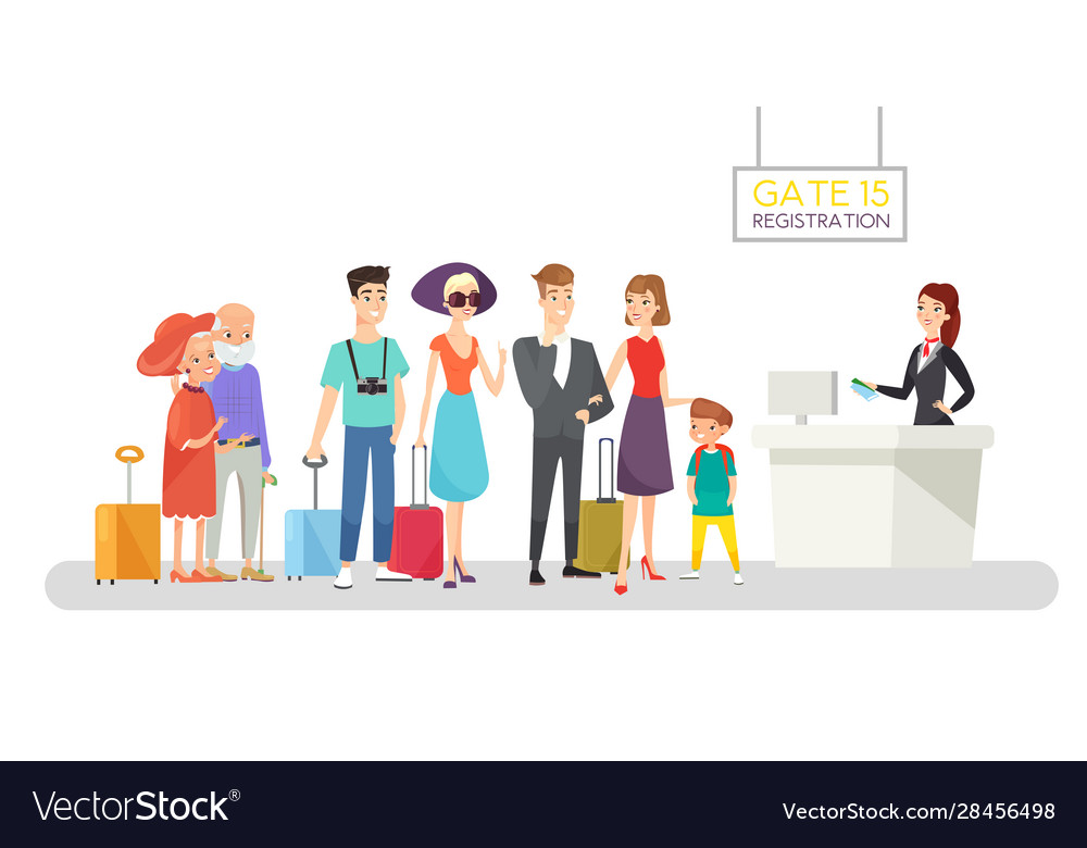 Airport Registration Queue
