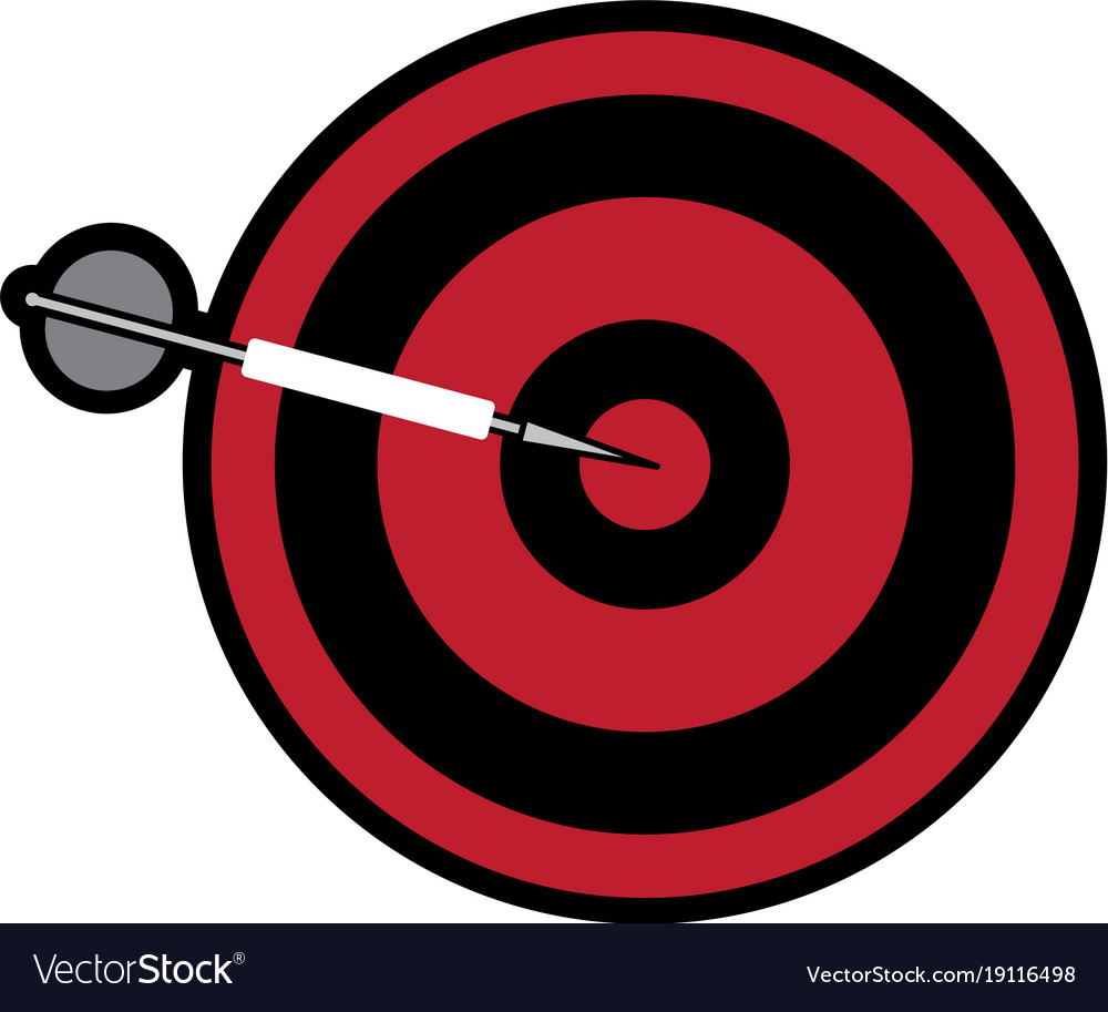 Isolated dartboard design